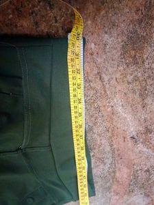 Green Casual Pants