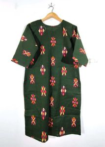 New Green Printed Kurta (Women's)