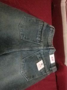Classic Wash Denim Jeans.
