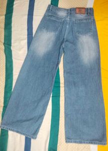 Stylish Wide-Leg Denim Jeans