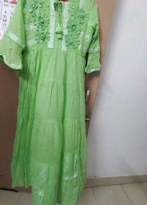 Lime Green Frock Suit