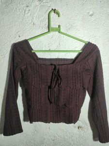 Chic Tie-Front Square Neck Top