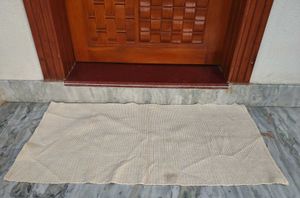 Neutral Striped Door Mat