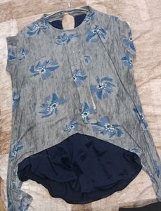 Women's XXL Top,Floral Print