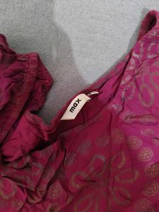 Chic Magenta Tiered Maxi Dress