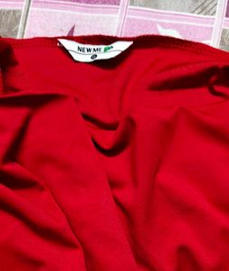 Chic Red Ruched Bodycon Dress