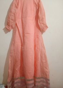 Peach Women's Gown