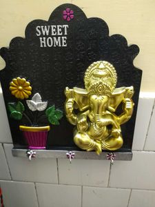 Ganesh "Sweet Home" Key Holder