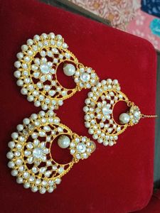 Stunning Turquoise &amp; Kundan Jewellery Set