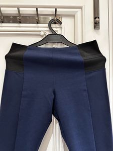 Navy Blue Pants with Black Accents