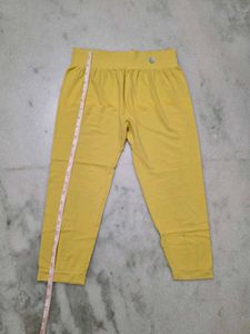 Comfortable Yellow Capris