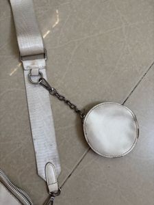 white crossbody bag