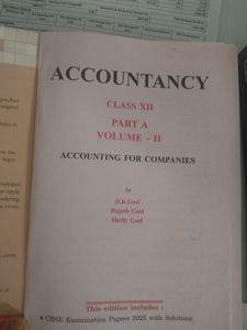 CBSE Account Part A Book Good In Condition