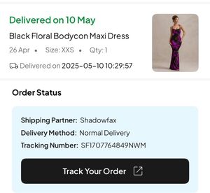 Black Floral bodycon Maxi Dress