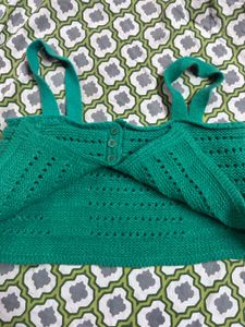 Green Knit Top