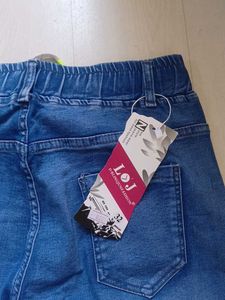 Blue Denim Jogger Jeans