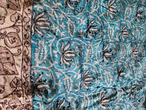 Pure Crepe embroidered saree