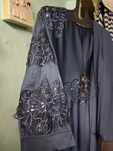 handwork patch kaftan abaya