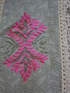 Elegant festive satin kurta and salwar