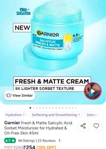 Garnier Niacinamide Fresh &amp; Plump Cream