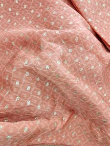 Peach Silk Saree