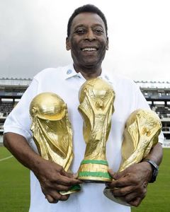 Pele 1970 his 3rd win FifaWorldCup football jersey