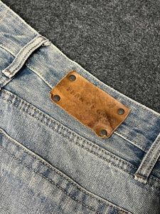 Y2k Light Wash Wide Leg Baggy Jeans