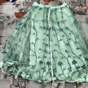 Embroidered Mint Green Blouse