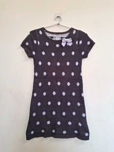 Polka Dot Winter Dress For Girls | Women