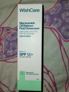WishCare Niacinamide Oil Balance Fluid Sunscreen
