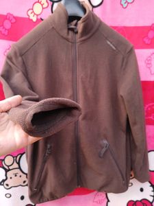 Brown Fleece Jacket - Cozy &amp; Warm