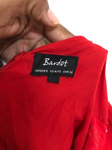 Bordot Red Maxi Dress