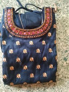 Heavy Party Wear 😍Heavy Dark Blue Top😘