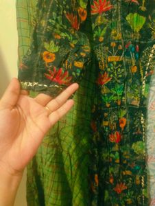 sale ..3-Piece Ethnic Jacket, Crop Top &amp; Palazzo S