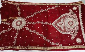 🇳🇿💫🎀 Y2K Stunning Embroidered Maroon Saree
