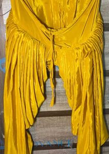 Yellow Designer sulk shyny ptuyala shalwar