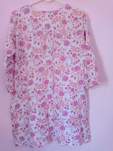 Floral Print V-Neck Tunic