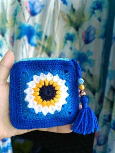 Handmade Crochet Coin Pouch