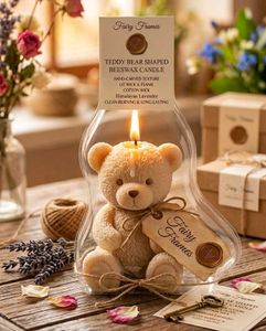 Adorable Teddy Bear Candle