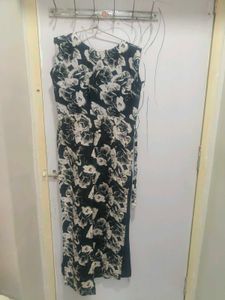Elegant Floral Print Midi Dress