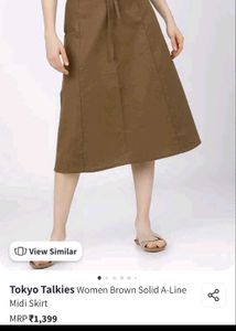 Brown maxi Skirt
