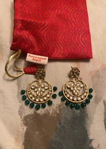 Pure Silver 925 Amrapali Jaipur Earrings Chandbali