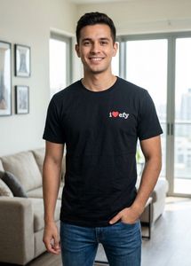 Brand new Black "I Love EFY" T-Shirt