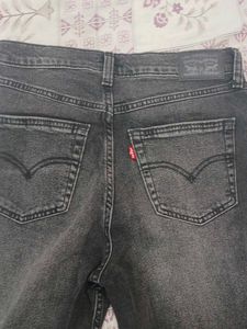 NEW Levis  Grey Washed women Denim Jeans 28 si