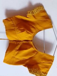 Elegant Yellow Embroidered Blouse