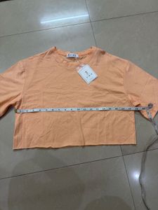 Peach Colored "YES" T-Shirt
