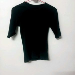 Dark Green 3/4 Sleeve Top