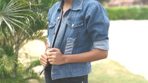 Distressed Denim Jacket
