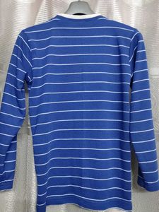 Striped Blue Long Sleeve Top