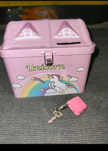 Unicorn House Piggy Bank